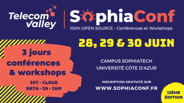 SophiaConf 2021 :  Workshops, conférences, initiations et animations fun et responsables !