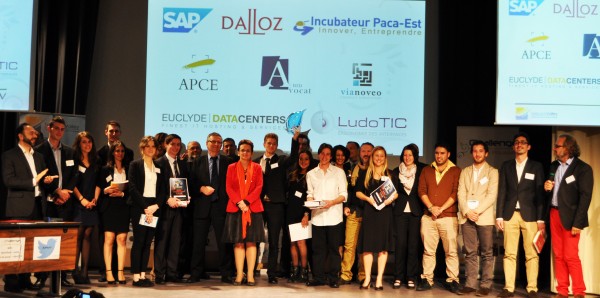 Finalistes + Jury + Pdt Telecom Valley +CdP Challenge Jeunes Pousses + coaches