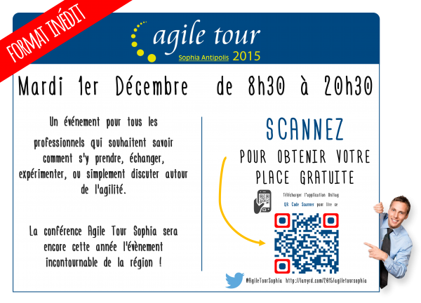 Flyer Agile Tour Sophia Antipolis