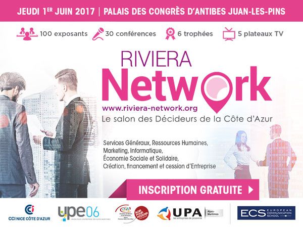 Telecom Valley, partenaire de Riviera Network 2017, le 1er juin