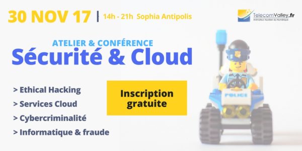 30 novembre – Atelier-Conférence Sécurité & Cloud
