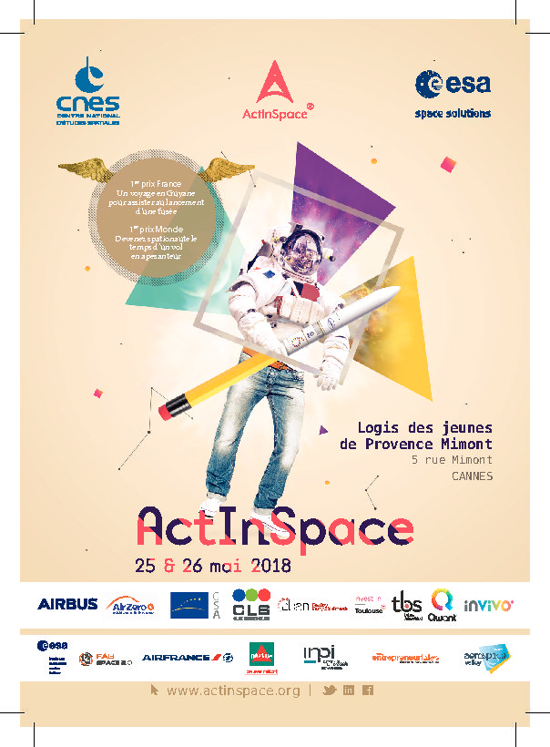 #ACTINSPACE TROISIEME EDITION – 25 & 26 Mai 2018