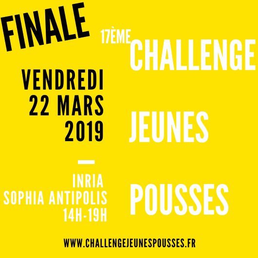 22 Mars 2019 – Finale Challenge Jeunes Pousses