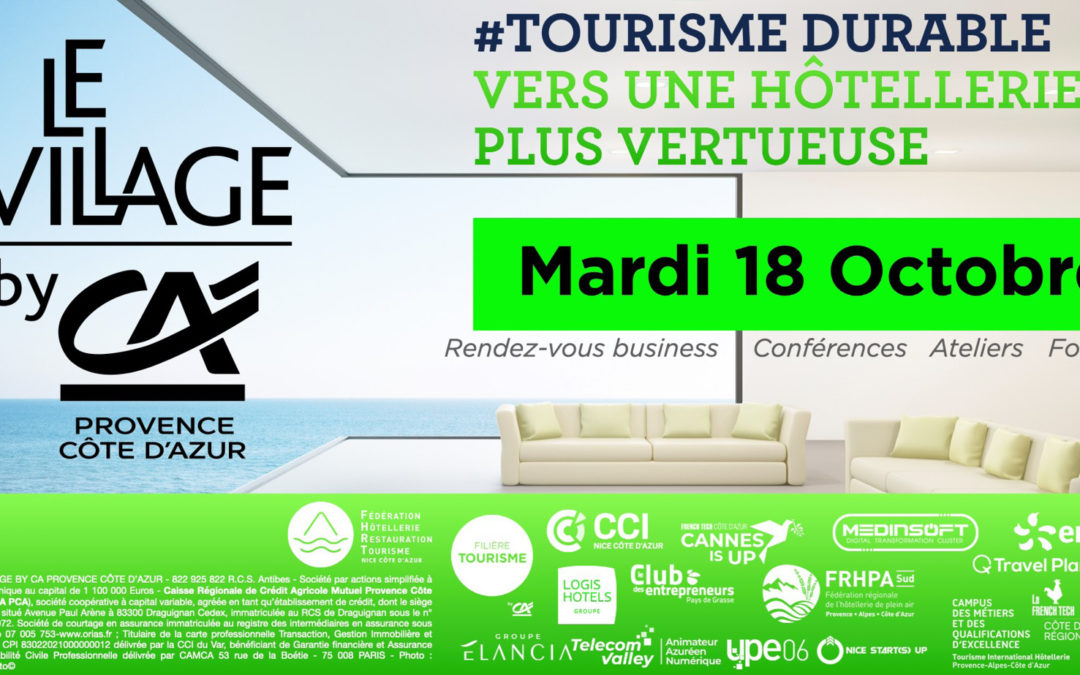 Telecom Valley, partenaire de l’événement « Tourisme durable, vers une hôtellerie plus vertueuse », le 18 octobre