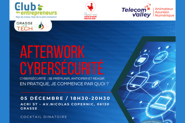 5 décembre 2023 – Afterwork Cybersécurité
