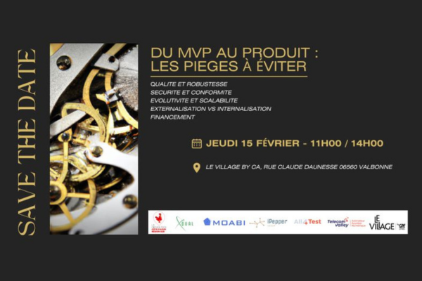 15 février 2024 – Conférence « Du MVP au produit, les pièges à éviter »