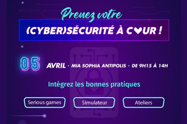 5 avril 2024 – Prenez votre (cyber)sécurité à coeur !