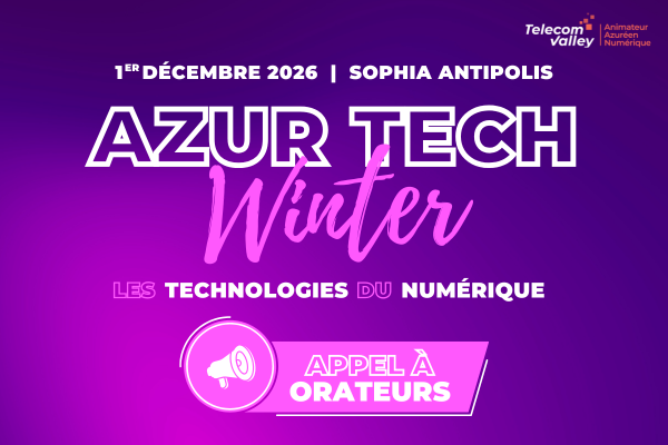 Appel à orateurs Azur Tech Winter 2026