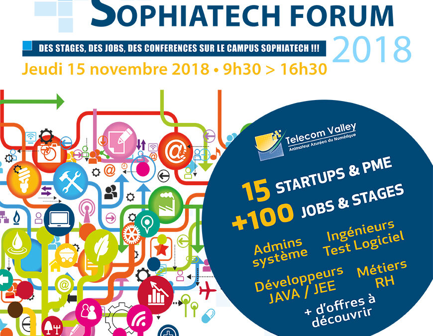 Recrutez vos talents au SophiaTechForum 2018 avec Telecom Valley